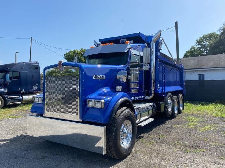 Blue Clockwork dump truck
